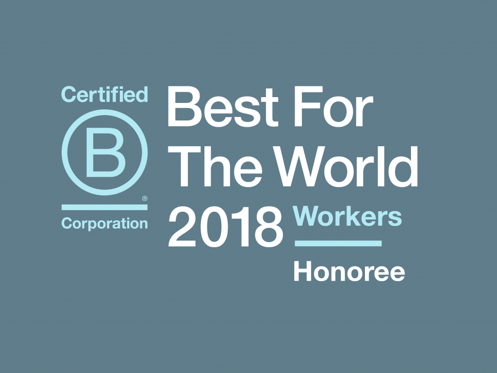 thinkPARALLAX named for Best for the World award