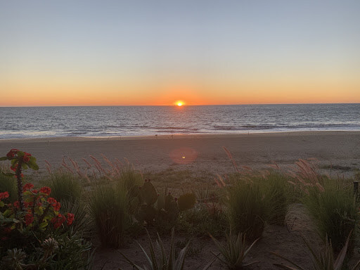 Sunset on the beach in Baja.